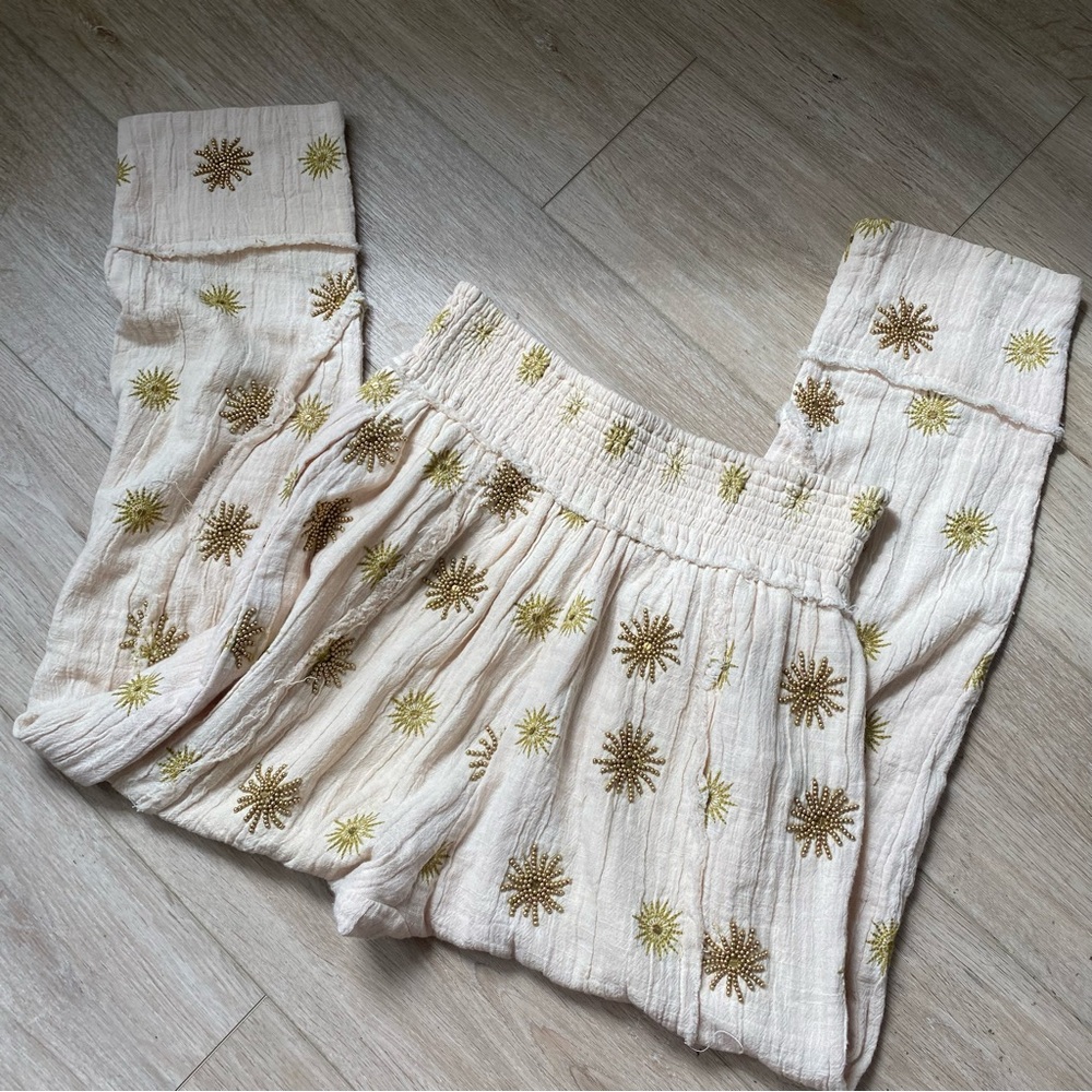 Free People Beach Rocker Embellished Harem Pants - Picture 3 of 8